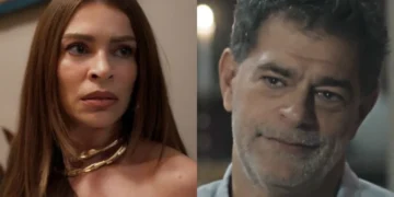 Arminda e Rogério em Três Graças. (Foto: reprodução/Globo)