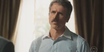 Ernesto (Eriberto Leão) em Êta Mundo Melhor (Foto: Reprodução/TV Globo)