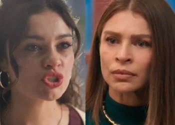 Gerluce (à esquerda) e Arminda (à direita) em Três Graças.