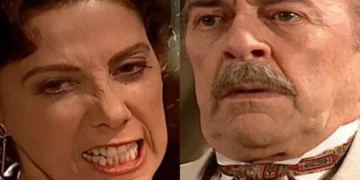 Janete e Francesco em Terra Nostra. (Foto: reprodução/Globo)