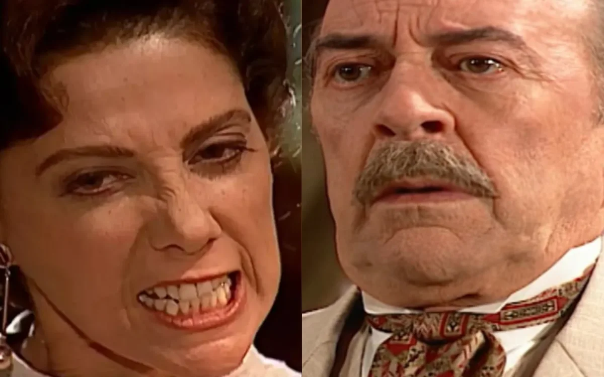 Janete e Francesco em Terra Nostra. (Foto: reprodução/Globo)