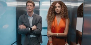 Leonardo (Pedro Novaes) e Viviane (Gabriela Loran) em Três Graças (Foto: Reprodução/TV Globo)