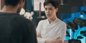 Samira (Fernanda Vasconcellos) e Raul (Paulo Mendes) em Três Graças (Foto: Reprodução/TV Globo)