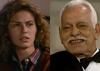 Alaíde e Betinho em Rainha da Sucata. (Foto: reprodução/Globo)