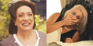 Anastácia e Sandra em Êta Mundo Melhor. (Foto: reprodução/Globo)