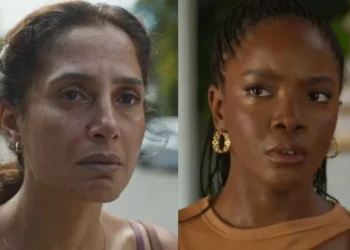 Ellen (Camila Pitanga) e Leo (Clara Moneke) em Dona de Mim (Foto: Reprodução/TV Globo)