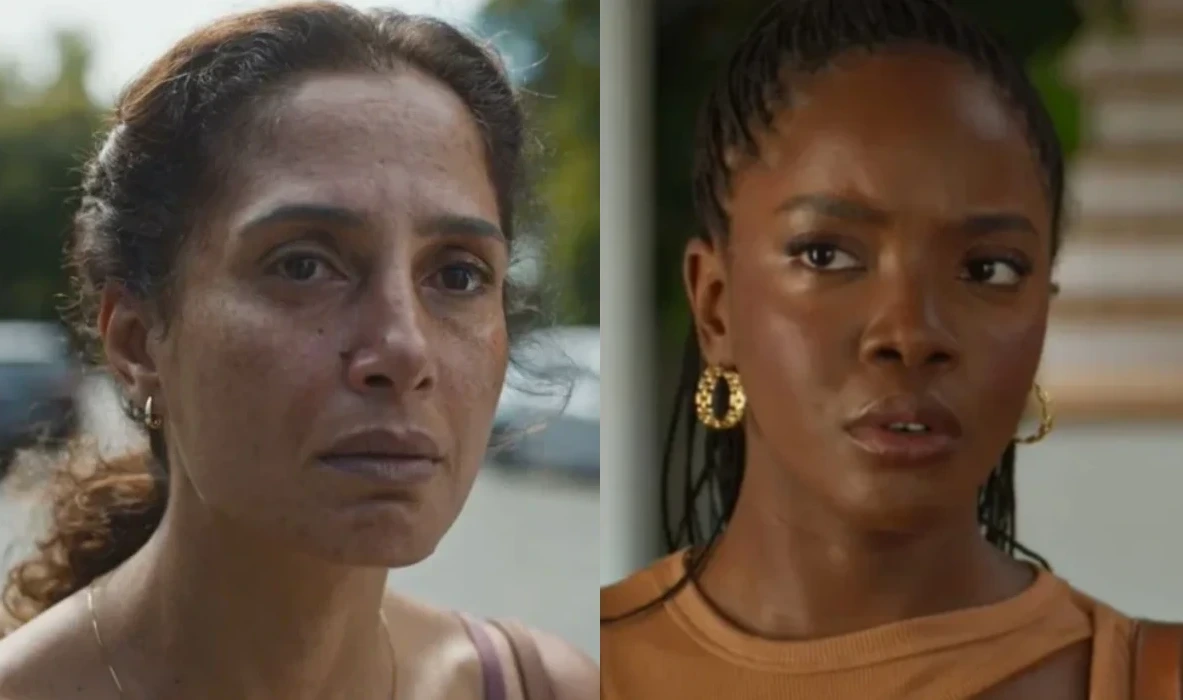 Ellen (Camila Pitanga) e Leo (Clara Moneke) em Dona de Mim (Foto: Reprodução/TV Globo)