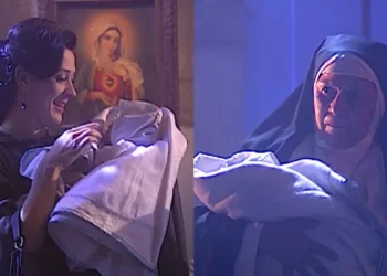 Terra Nostra: Hortência relembra o dia em que pegou Juanito na Santa Casa e Dolores constata: ele é filho de Juliana