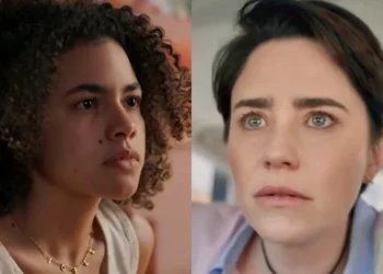 Joélly e Samira em Três Graças. (Foto: reprodução/Globo)