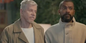 Kasper (Miguel Falabella) e João Rubens (Samuel de Assis) (Foto: Reprodução/Globo)