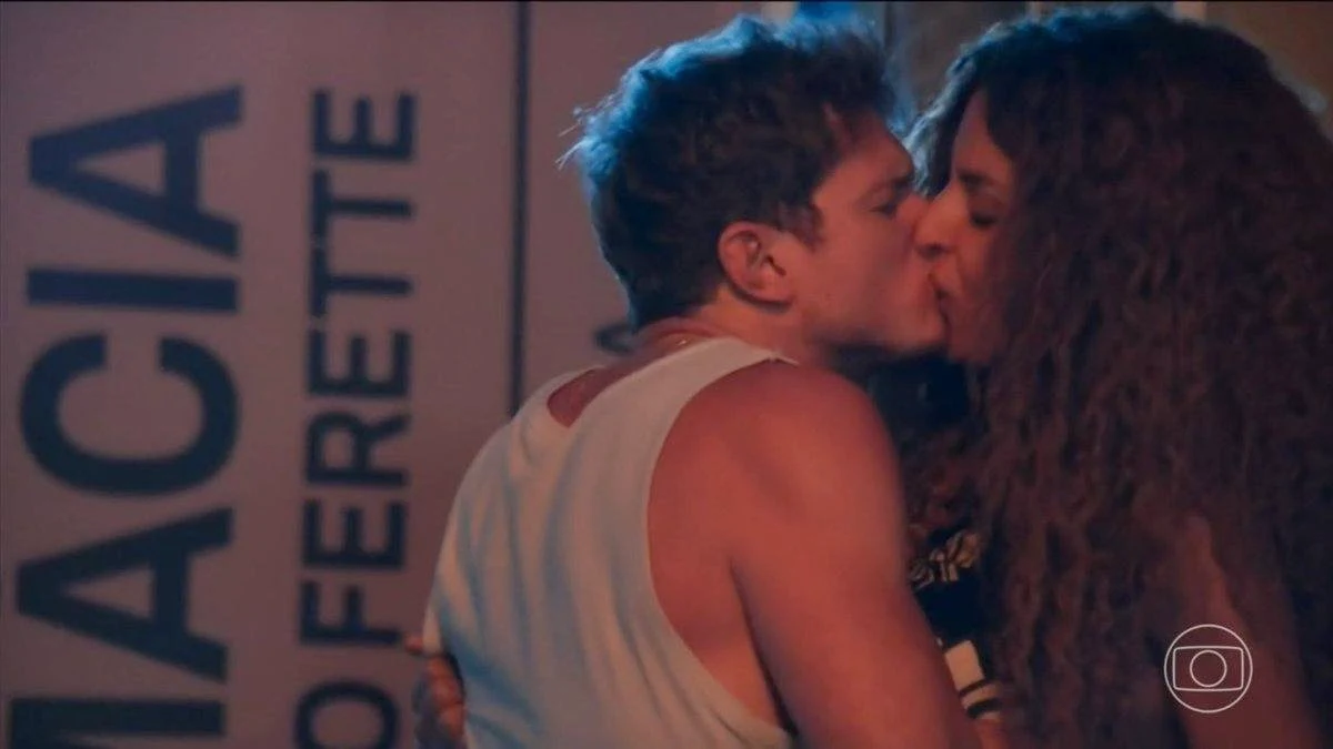 Leonardo e Viviane em Três Graças. (Foto: reprodução/Globo)