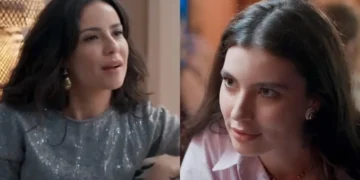 Três Graças: Zenilda descobre que Lorena é lésbica, apoia o namoro da filha com Juquinha e as duas se abraçam