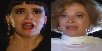 Maria do Carmo e Laurinha em Rainha da Sucata. (Foto: reprodução/Globo)
