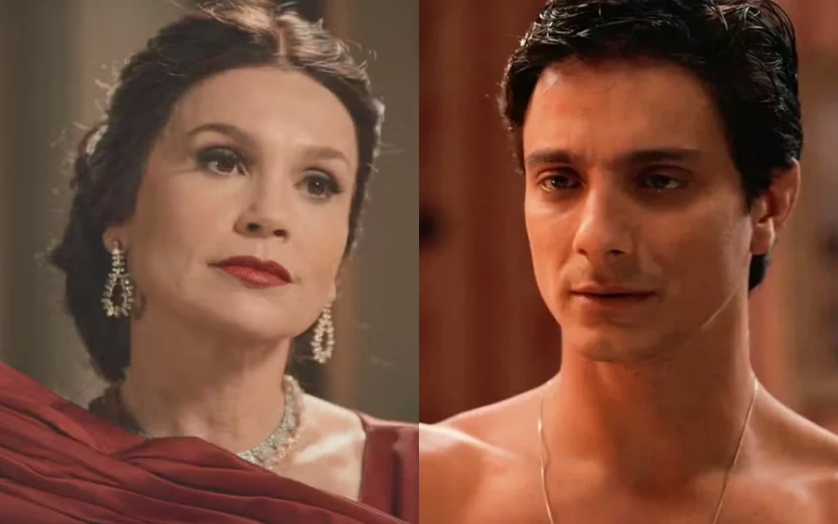 Sandra e Túlio em Êta Mundo Melhor. (Foto: reprodução/Globo)