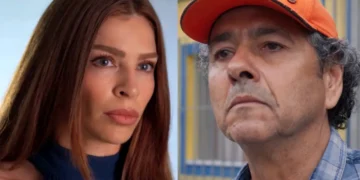 Arminda (à esquerda) e Joaquim (à direita) em Três Graças.