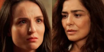 Estela e Míriam em Êta Mundo Melhor. (Foto: reprodução/Globo)