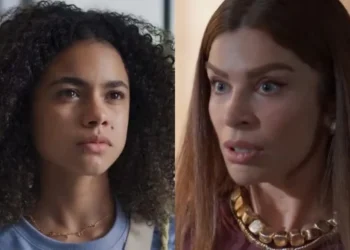 Joélly e Arminda em Três Graças. (Foto: reprodução/Globo)