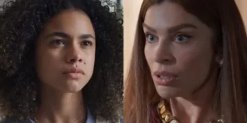 Joélly e Arminda em Três Graças. (Foto: reprodução/Globo)