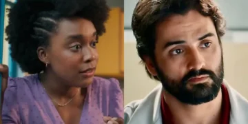 Kellen e José Maria em Três Graças. (Foto: reprodução/Globo)