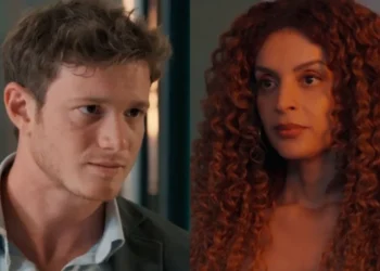 Leonardo e Viviane em Três Graças. (Foto: reprodução/Globo)