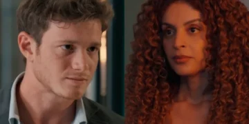 Leonardo e Viviane em Três Graças. (Foto: reprodução/Globo)