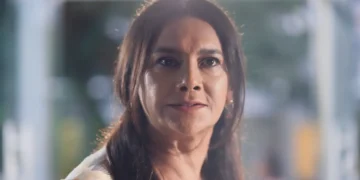 Lígia em cena da novela Três Graças.