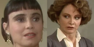 Maria do Carmo e Laurinha em Rainha da Sucata. (Foto: reprodução/Globo)