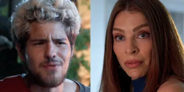 Raul (à esquerda) e Arminda (à direita) em Três Graças.