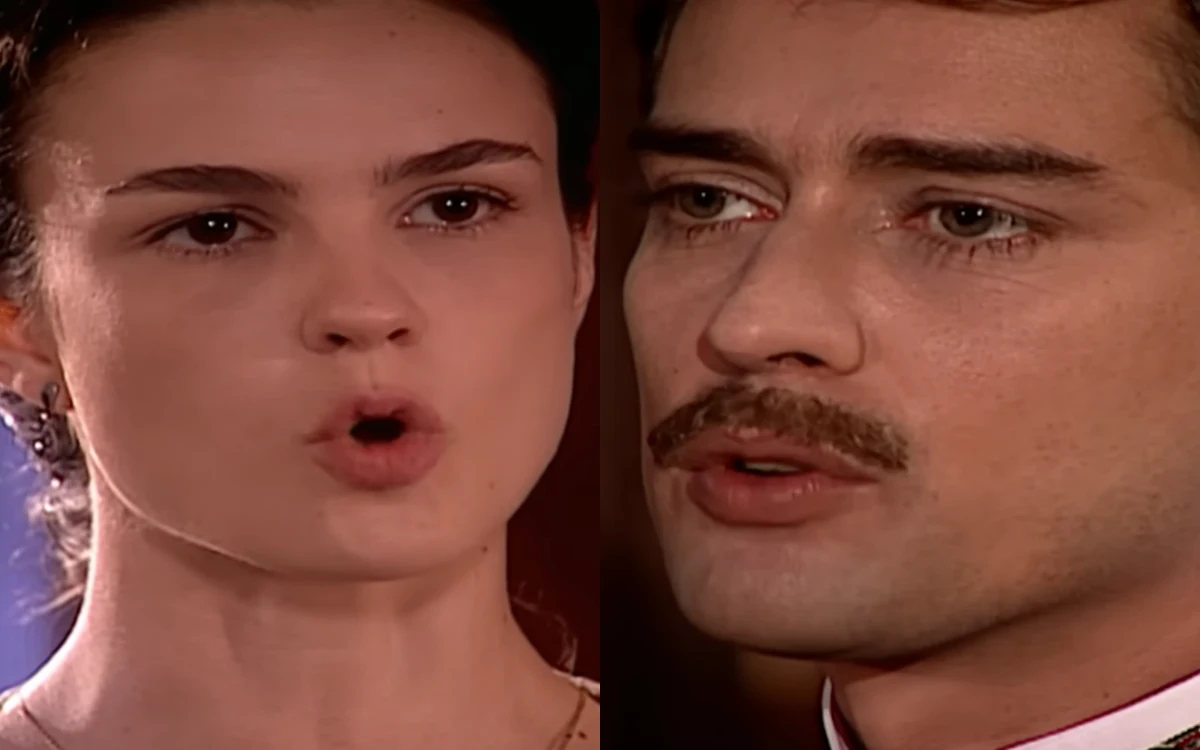 Rosana e Marco Antônio em Terra Nostra. (Foto: reprodução/Globo)