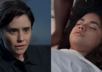 Três Graças: Samira tenta sequestrar o bebê de Joélly após parto prematuro e Jorginho tenta impedir crime imperdoável