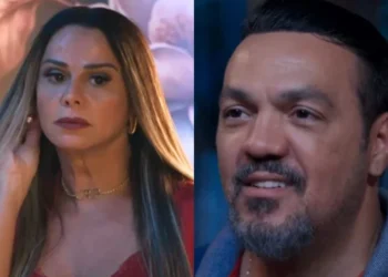 Viviane Araújo e Belo. (Foto: reprodução/Globo)