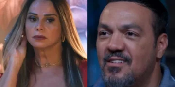 Viviane Araújo e Belo. (Foto: reprodução/Globo)