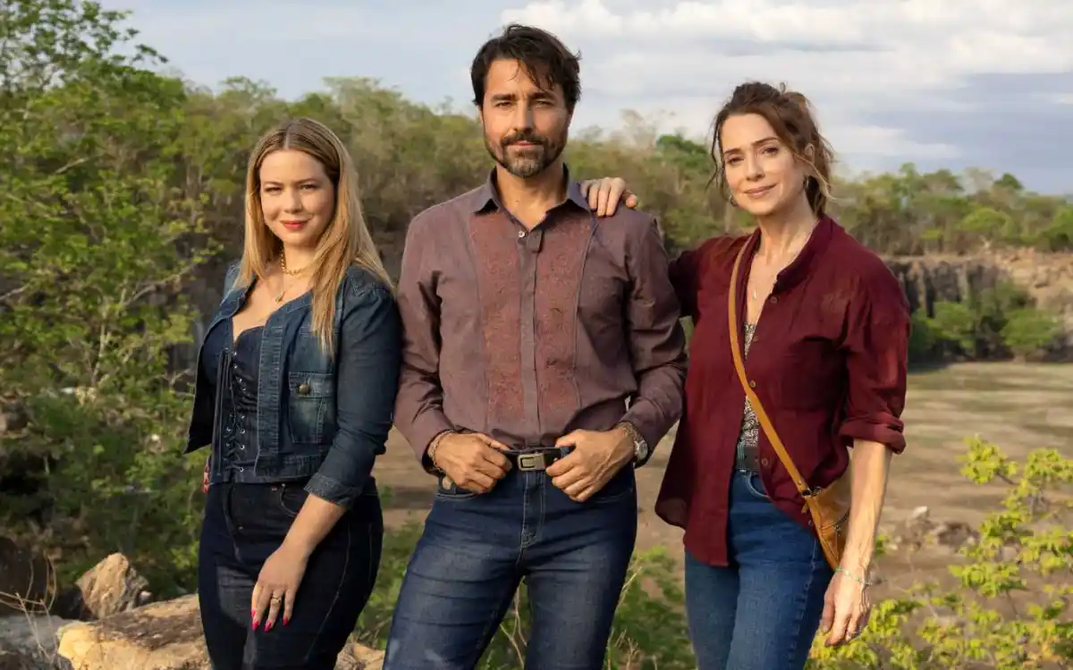Zilá, Jean Carlos e Janete em Coração Acelerado. (Foto: divulgação/Globo)