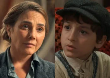 Zulma e Samir em Êta Mundo Melhor. (Foto: reprodução/Globo)