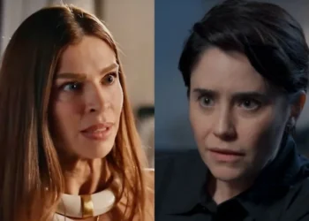 Arminda e Samira em Três Graças. (Foto: reprodução/Globo)