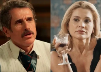 Ernesto e Sandra em Êta Mundo Melhor. (Foto: reprodução/Globo)