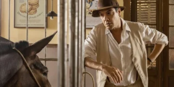 Candinho (Sergio Guizé) em Êta Mundo Melhor (Foto: Fábio Rocha/TV Globo)