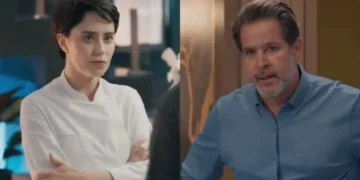 Resumo de Três Graças: Ferette descobre que Raul é seu filho com Samira e teme que Arminda descubra a verdade