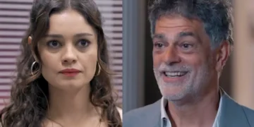Gerluce (à esquerda) e Rogério (à direita) em Três Graças.