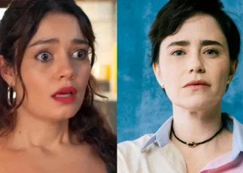 Gerluce (à esquerda) e Samira (à direita) em Três Graças.