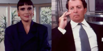 Maria do Carmo e Renato em Rainha da Sucata. (Foto: reprodução/Globo)