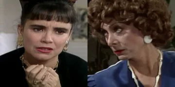 Maria do Carmo e Dona Armênia em Rainha da Sucata. (Foto: reprodução/Globo)