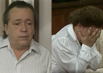 Saldanha e Neiva em Rainha da Sucata. (Foto: reprodução/Globo)
