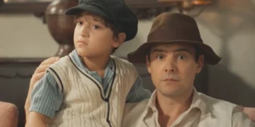 Samir (Davi Malizia) e Candinho (Sergio Guizé) em Êta Mundo Melhor (Foto: Reprodução/TV Globo)