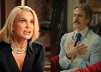 Sandra e Ernesto em Êta Mundo Melhor. (Foto: reprodução/Globo)