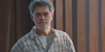Rogério (Eduardo Moscovis) em Três Graças (Foto: Reprodução/TV Globo)