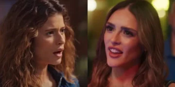 Agrado (Isadora Cruz) e Naiane (Isabelle Drummond) em Coração Acelerado (Foto: Reprodução/TV Globo)