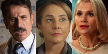 Ernesto, Zulma e Sandra em Êta Mundo Melhor. (Foto: reprodução/Globo)
