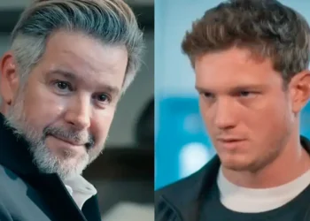 Ferette (à esquerda) e Leonardo (à direita) em Três Graças.