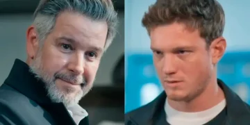 Ferette (à esquerda) e Leonardo (à direita) em Três Graças.